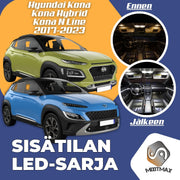 Hyundai Kona Sisätilan LED -sarja – 8 -osainen