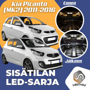 Kia Picanto (MK2) Sisätilan LED -sarja ;6 -osainen