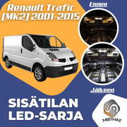 Renault Trafic (MK2) Sisätilan LED -sarja – 5 -osainen