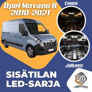Opel Movano B Sisätilan LED -sarja ;9 -osainen