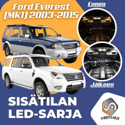 Ford Everest (MK1) Sisätilan LED -sarja – 6 -osainen