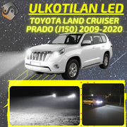 TOYOTA LAND CRUISER PRADO (J150) 2009-2020 LED-päivityssarja ulkovaloihin (ajovalot, vilkut, sumuvalot, peruutusvalot)