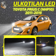 TOYOTA PRIUS C (NHP10) 2011-2019 LED-päivityssarja ulkovaloihin (ajovalot, vilkut, sumuvalot, peruutusvalot)
