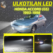 HONDA ACCORD (G5) 1993-1998 LED-päivityssarja ulkovaloihin (ajovalot, vilkut, sumuvalot, peruutusvalot)