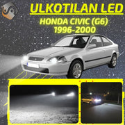 HONDA CIVIC (G6) 1996-2000 LED-päivityssarja ulkovaloihin (ajovalot, vilkut, sumuvalot, peruutusvalot)