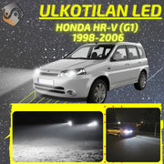 HONDA HR-V (G1) 1998-2006 LED-päivityssarja ulkovaloihin (ajovalot, vilkut, sumuvalot, peruutusvalot)