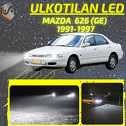 MAZDA 626 (GE) 1991-1997 LED-päivityssarja ulkovaloihin (ajovalot, vilkut, sumuvalot, peruutusvalot)