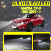 MAZDA CX-3 (DK) 2014--> LED-päivityssarja ulkovaloihin (ajovalot, vilkut, sumuvalot, peruutusvalot)