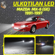 MAZDA MX-6 (GE) 1991-1997 LED-päivityssarja ulkovaloihin (ajovalot, vilkut, sumuvalot, peruutusvalot)