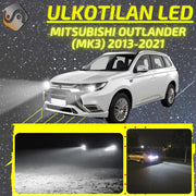 MITSUBISHI OUTLANDER (MK3) 2013-2021 LED-päivityssarja ulkovaloihin (ajovalot, vilkut, sumuvalot, peruutusvalot)