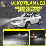 NISSAN PATHFINDER (R52) 2013-2020 LED-päivityssarja ulkovaloihin (ajovalot, vilkut, sumuvalot, peruutusvalot)
