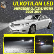 MERCEDES-BENZ CL (C216/W216) 2006-2014 LED-päivityssarja ulkovaloihin (ajovalot, vilkut, sumuvalot, peruutusvalot)