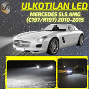 MERCEDES-BENZ SLS AMG (C197/R197) 2010-2015 LED-päivityssarja ulkovaloihin (ajovalot, vilkut, sumuvalot, peruutusvalot)