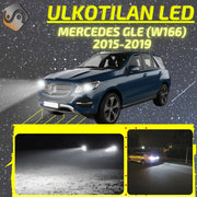 MERCEDES-BENZ GLE (W166) 2015-2019 LED-päivityssarja ulkovaloihin (ajovalot, vilkut, sumuvalot, peruutusvalot)