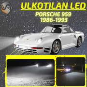 PORSCHE 959 1986-1993 LED-päivityssarja ulkovaloihin (ajovalot, vilkut, sumuvalot, peruutusvalot)
