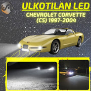 CHEVROLET CORVETTE (C5) 1997-2004 LED-päivityssarja ulkovaloihin (ajovalot, vilkut, sumuvalot, peruutusvalot)
