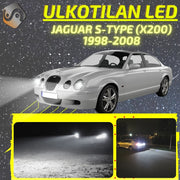 JAGUAR S-Type (X200) 1998-2008 LED-päivityssarja ulkovaloihin (ajovalot, vilkut, sumuvalot, peruutusvalot)