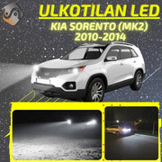 KIA SORENTO (MK2) 2010-2014 LED-päivityssarja ulkovaloihin (ajovalot, vilkut, sumuvalot, peruutusvalot)