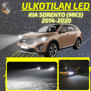 KIA SORENTO (MK3) 2014-2020 LED-päivityssarja ulkovaloihin (ajovalot, vilkut, sumuvalot, peruutusvalot)