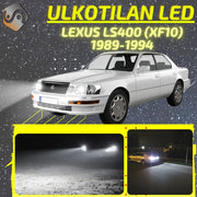 LEXUS LS400 (XF10) 1989-1994 LED-päivityssarja ulkovaloihin (ajovalot, vilkut, sumuvalot, peruutusvalot)