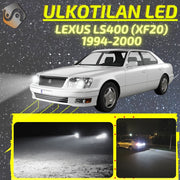 LEXUS LS400 (XF20) 1994-2000 LED-päivityssarja ulkovaloihin (ajovalot, vilkut, sumuvalot, peruutusvalot)