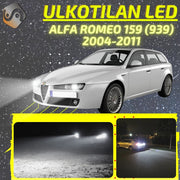 ALFA ROMEO 159 (939) 2004-2011 LED-päivityssarja ulkovaloihin (ajovalot, vilkut, sumuvalot, peruutusvalot)