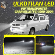 VW TRANSPORTER / CARAVELLE (T4) 1990-2004 LED-päivityssarja ulkovaloihin (ajovalot, vilkut, sumuvalot, peruutusvalot)