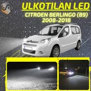 CITROEN BERLINGO (B9) 2008-2018 LED-päivityssarja ulkovaloihin (ajovalot, vilkut, sumuvalot, peruutusvalot)