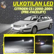 CITROEN C5 I 2000-2004 (PRE-FACELIFT) LED-päivityssarja ulkovaloihin (ajovalot, vilkut, sumuvalot, peruutusvalot)