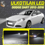 DODGE DART 2012-2016 LED-päivityssarja ulkovaloihin (ajovalot, vilkut, sumuvalot, peruutusvalot)