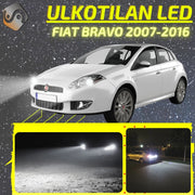FIAT BRAVO 2007-2016 LED-päivityssarja ulkovaloihin (ajovalot, vilkut, sumuvalot, peruutusvalot)