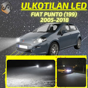FIAT PUNTO (199) 2005-2018 LED-päivityssarja ulkovaloihin (ajovalot, vilkut, sumuvalot, peruutusvalot)