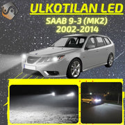 SAAB 9-3 (MK2) 2002-2014 LED-päivityssarja ulkovaloihin (ajovalot, vilkut, sumuvalot, peruutusvalot)