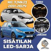 MG 3 Sisätilan LED -sarja – 4 -osainen