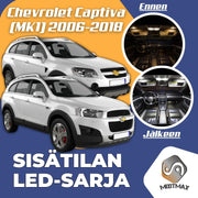 Chevrolet Captiva (MK1) Sisätilan LED -sarja ;9 -osainen