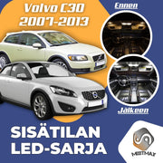 Volvo C30 Sisätilan LED -sarja – 19 -osainen
