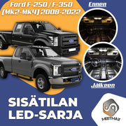 Ford F250 / F350 Sisätilan LED -sarja ;17 -osainen