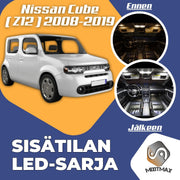 Nissan Cube (Z12) Sisätilan LED -sarja – 7 -osainen