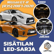 Nissan GT-R (R35) Sisätilan LED -sarja – 10 -osainen