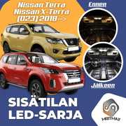 Nissan Terra (D23) Sisätilan LED -sarja – 12 -osainen
