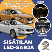 Volvo S60 Sisätilan LED -sarja – 25 -osainen