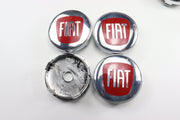 Fiat vannekeskiöt – Kromi-punainen – 60mm (4kpl sarja)