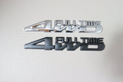 "FULL TIME 4WD" -merkki ; Kromi / Mattamusta 153mm