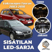 Volkswagen Touran (1T) Sisätilan LED -sarja – 14 -osainen