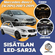 Mercedes-Benz C (W204) Sisätilan LED -sarja – 22 -osainen