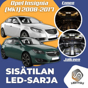 Opel Insignia (MK1) Sisätilan LED -sarja – 24 -osainen