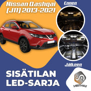 Nissan Qashqai (J11) Sisätilan LED -sarja – 14 -osainen