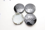 Jeep vannekeskiöt – Jeep, Musta – 63mm (4kpl sarja)