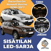 Dacia Duster I Sisätilan LED -sarja – 10 -osainen