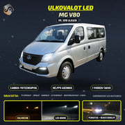 MG V80 2019--> LED-päivityssarja ulkovaloihin (ajovalot, vilkut, sumuvalot, peruutusvalot)